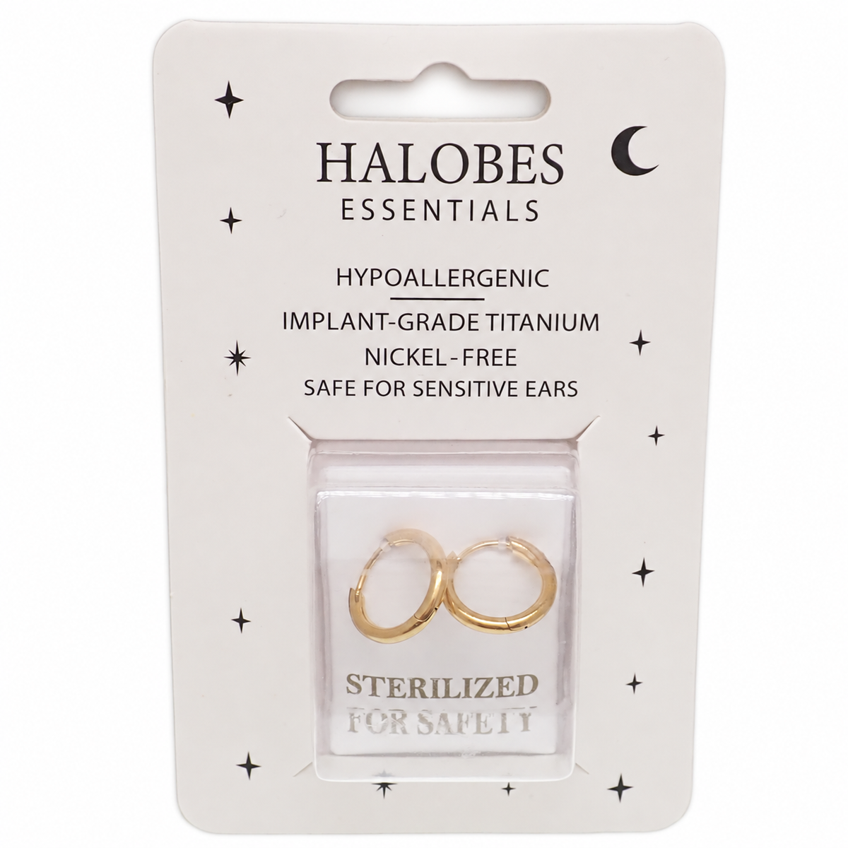 Sterilized Titanium Earrings • Implant-Grade Chunky Hoop Earrings