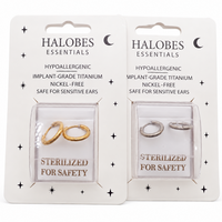 Sterilized Titanium Earrings • Implant-Grade Chunky Hoop Earrings