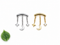 Hidden Helix Titanium Flatback 18g, 16g, 14g