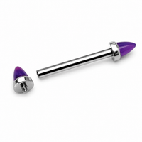 Sleepy Lavender Opal Titanium Nipple Cones