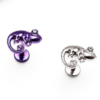 Chameleon Titanium Flatback/ Labret Piercing 0.9mm Thread