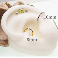 Twisted Titanium Hinged Clicker 16g