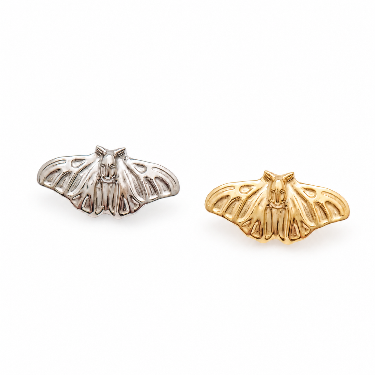 Moth Implant Titanium Internally Threaded Flatback Piercing