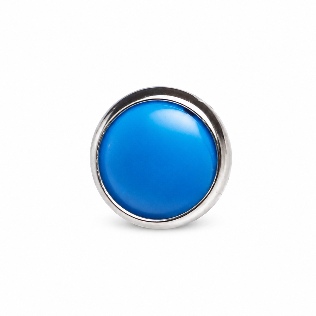 Natural Stone 4mm Titanium Tops 16g