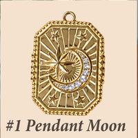 18k Gold PVD Paperclip Chain add own charm
