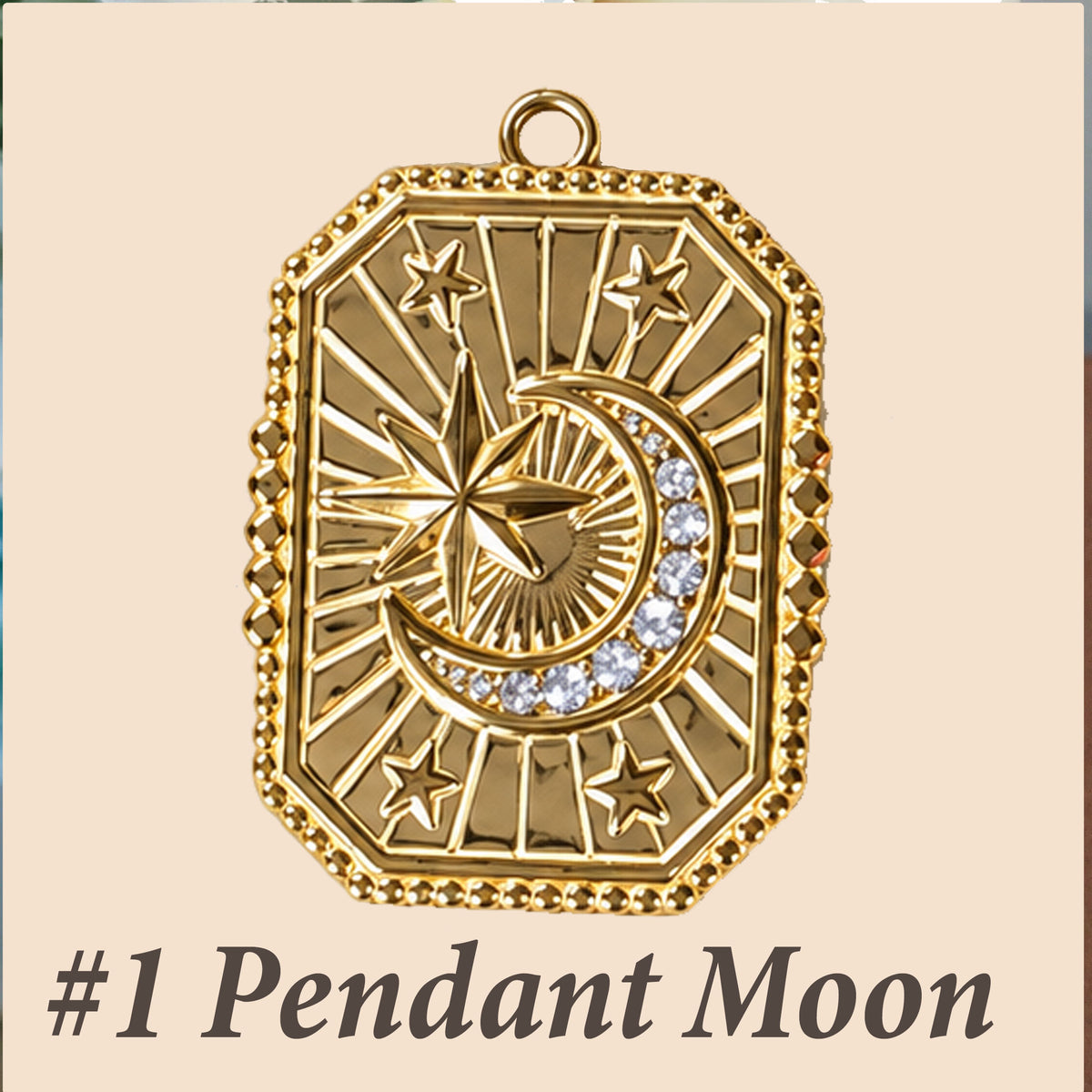 18k Gold PVD Paperclip Chain add own charm