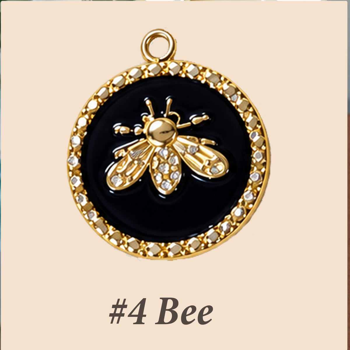 18k Gold PVD Paperclip Chain add own charm