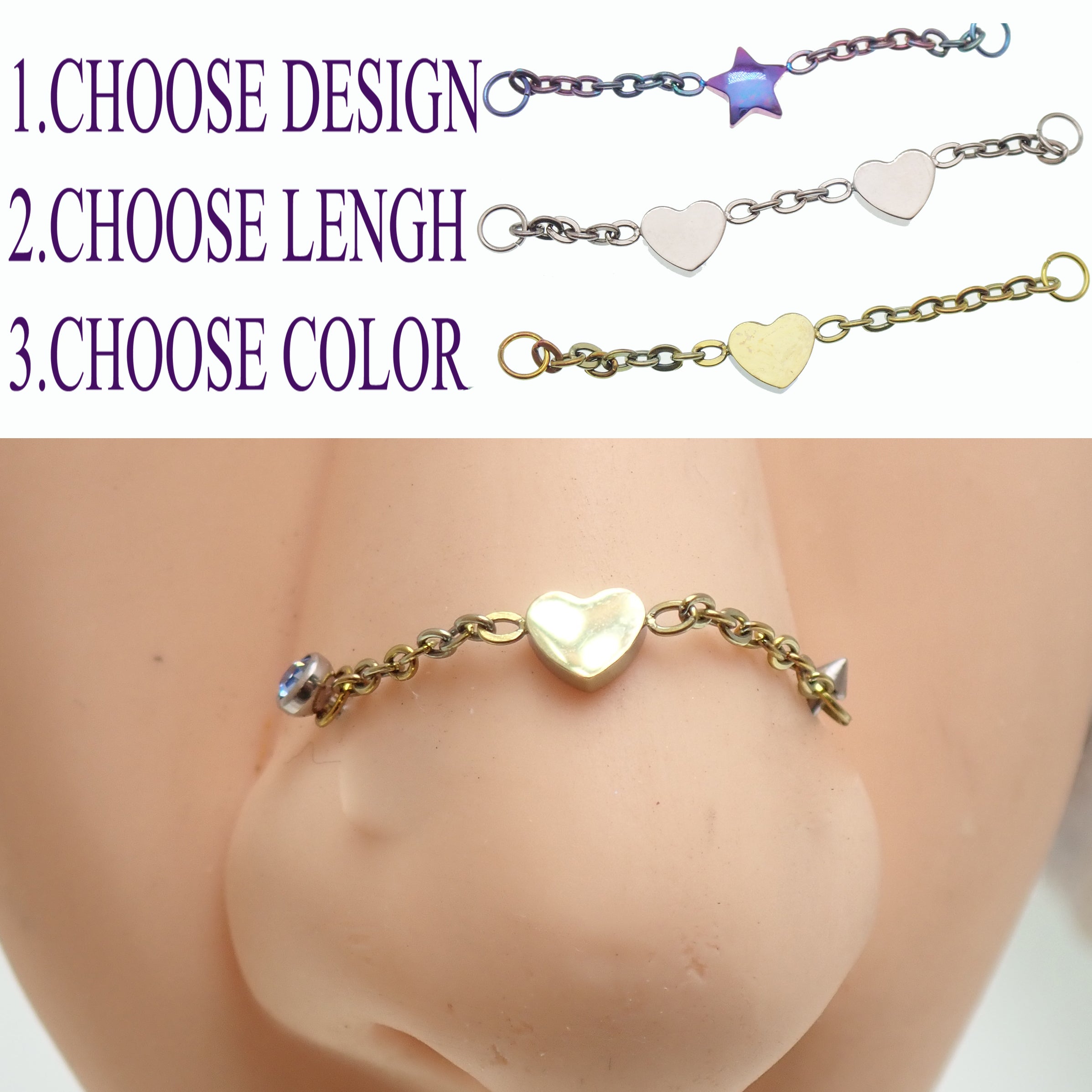 Titanium Chain for Various Piercings