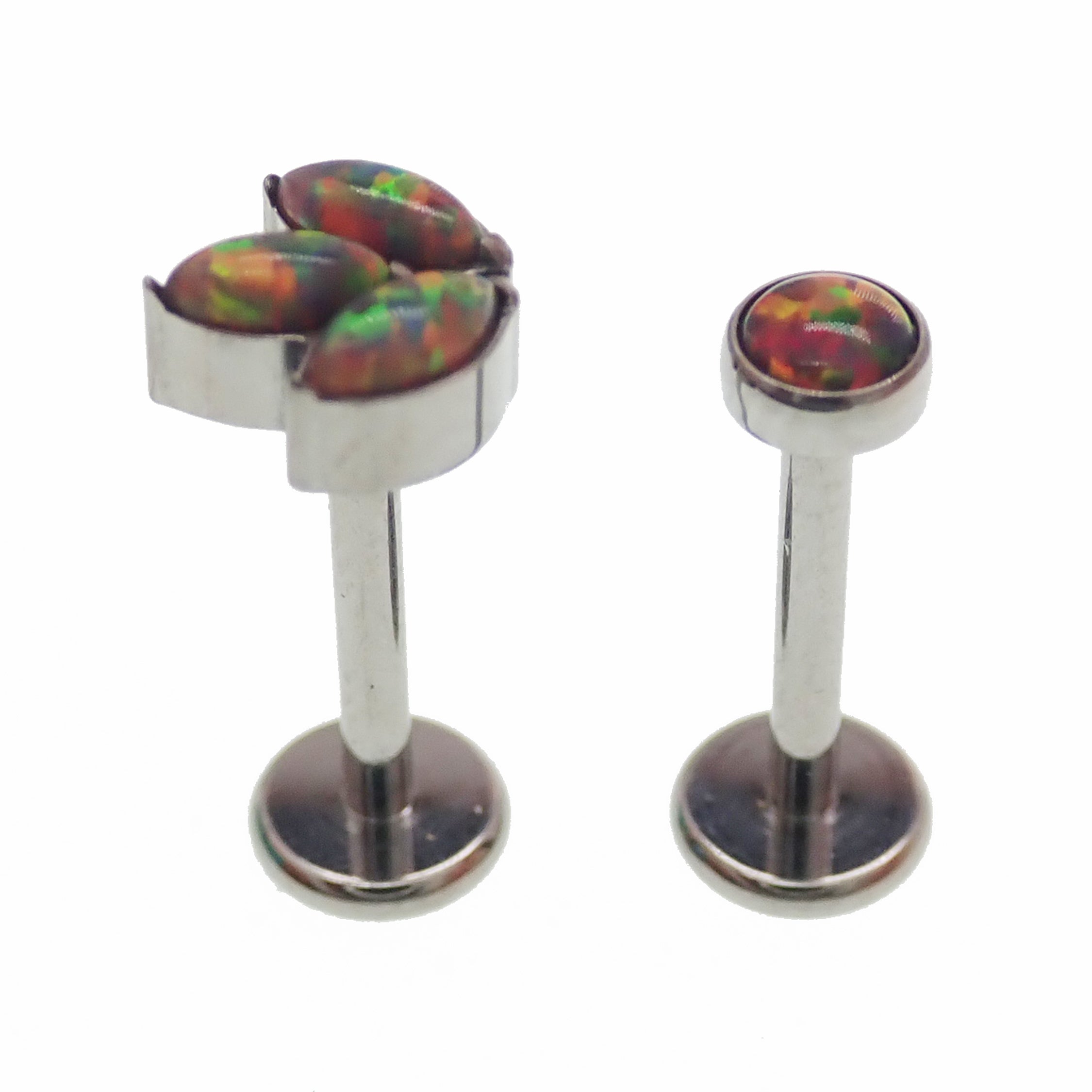 Set of 2 Opal Push Fit Flatbacks, 20g, 18g, 16g, 14g