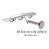 Titanium Push Fit Threadless Flatback Helix Piercing