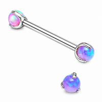 Purple Jelly Opal  Nipple Jewelry
