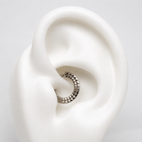Double Pyramid Septum Clicker 16g