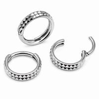Engraved Double Row Clicker 16g