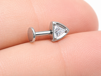 Cat/ Rabbit Ears Helix Titanium Flatback 18g, 16g, 14g