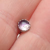 Stained Glass Amethyst Titanium Piercing 18g, 16g, 14g