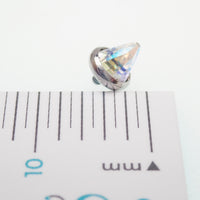 Titanium Swarovski Spike Internally Threaded Attachments, Topaz, Clear, AB Rainbow 16g, 14g- 1 Spike Only