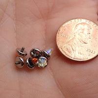 Swarovski Crystal Titanium Nipple Bars
