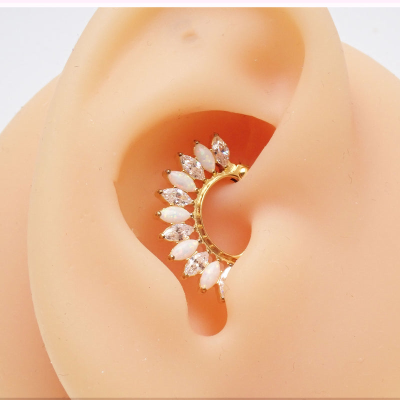 16g Small Gold Titanium Clicker 7mm