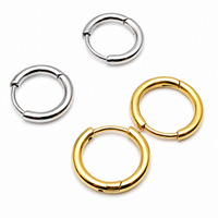 Implant Titanium Hoop Earrings- 20g, 8mm or 10mm- Sold in Pairs