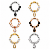 Tear Drop Septum Clicker 16g