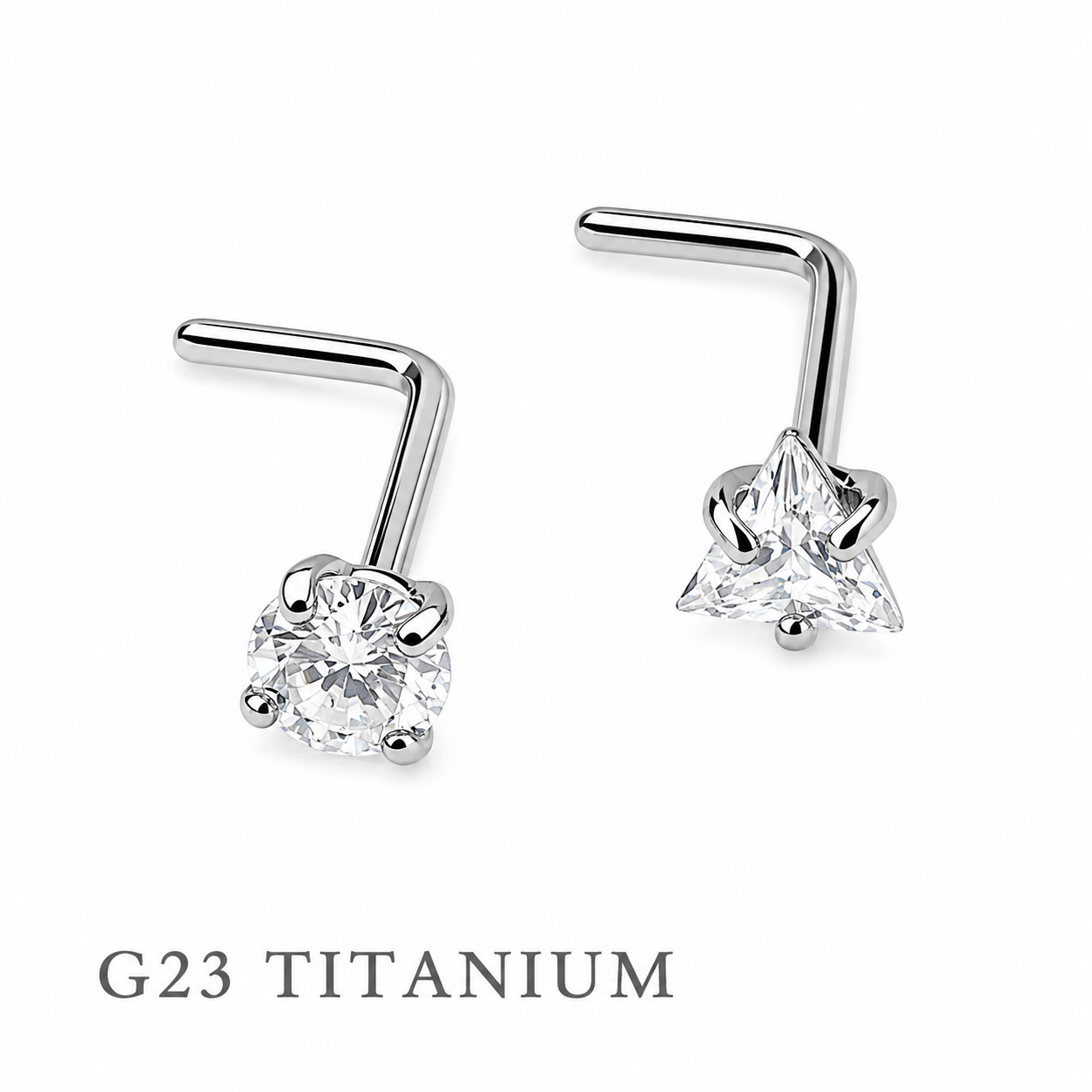 Titanium Nose Studs set