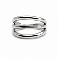 Tri-Hoop Titanium Clicker 16g