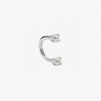 U shape  titanium 16g earring, arch piercing , lobe , tragus, helix, rook