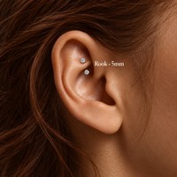 U shape  titanium 16g earring, arch piercing , lobe , tragus, helix, rook