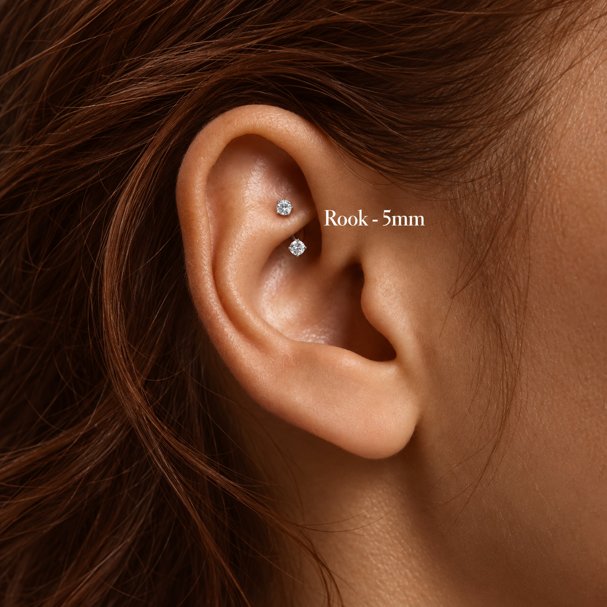 U shape  titanium 16g earring, arch piercing , lobe , tragus, helix, rook