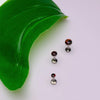Black Cherry Opal Flat Back Piercing 14g, 16g, 18g