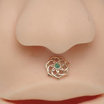 Celtic Design 14k Gold Push Fit 20g,18g,16g,14g flatback