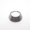 16g 5 Tier Stacked Hinged Clicker Ring Implant titanium - pure piercings