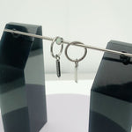 Halobes Charms CZ Arrow - Hoops Sold Seperately