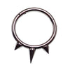 Tri-Spiked Septum Clicker 16g