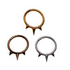 Tri-Spiked Septum Clicker 16g