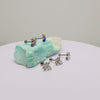 Lotus Flower Opal Push Fit Labret 20g, 18g, 16g, 14g