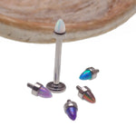 Opal Spike Flat Back 16g