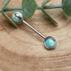 Moon Yellow & Multi Lavender 6mm Opal Barbell 12g / 14g