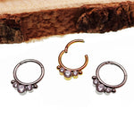 Petite 8mm septum Titanium Clicker 16g