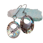 Titanium  & Abalone Shell Earrings