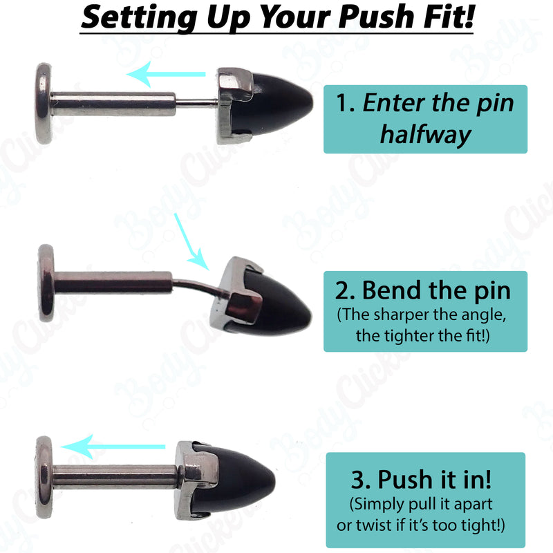 Jade Titanium Push Fit Ball