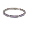 Opal Bezel Set Titanium Clickers 16g