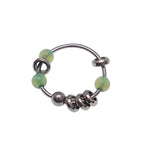 Steel Ring with Assorted Attachments 22g