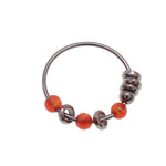 Steel Ring with Assorted Attachments 22g