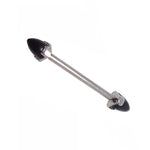 Black Onyx Cone Nipple Bar 16g