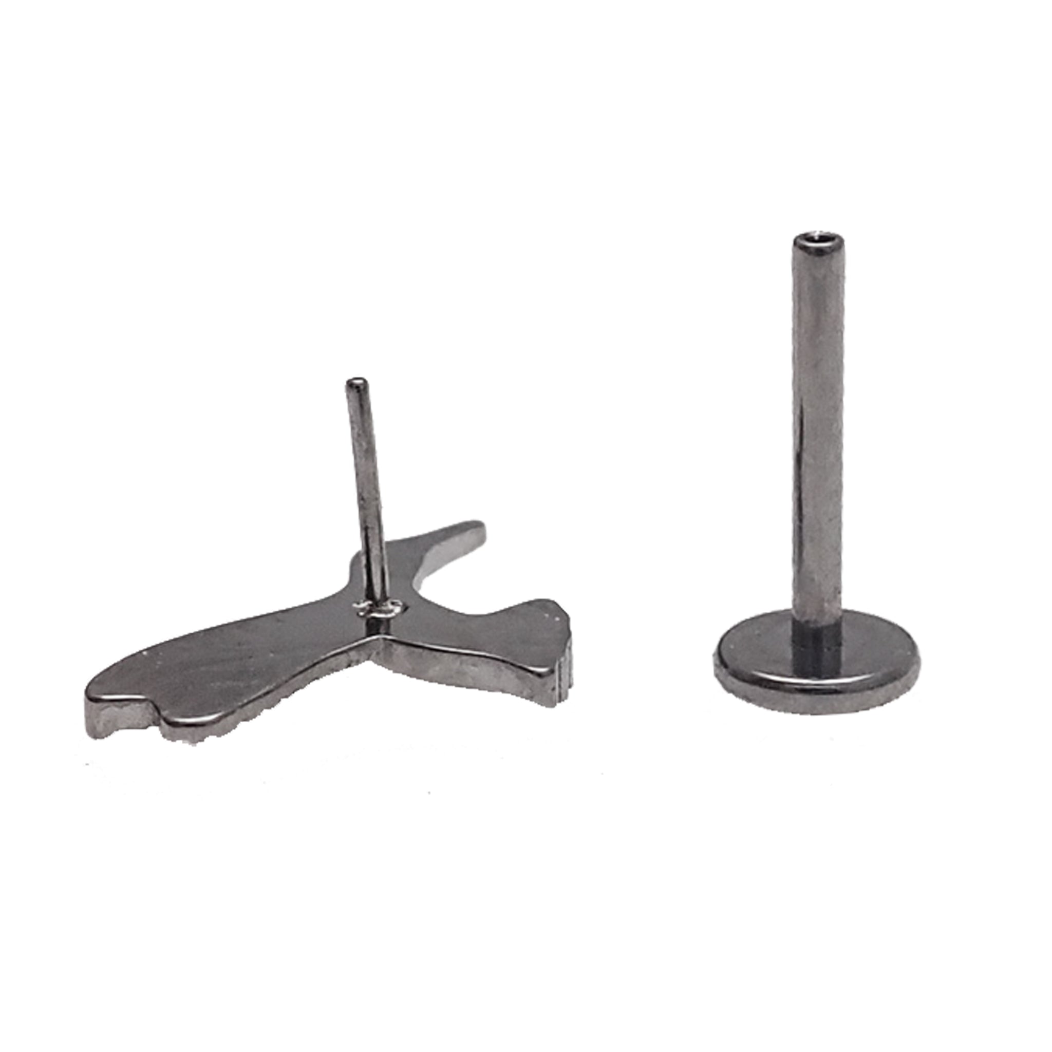 Hummingbird Push Fit Titanium Flatback Piercing 20g, 18g, 16g, 14g