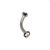 Swarovski 3mm Crystals Curved Bar 16g