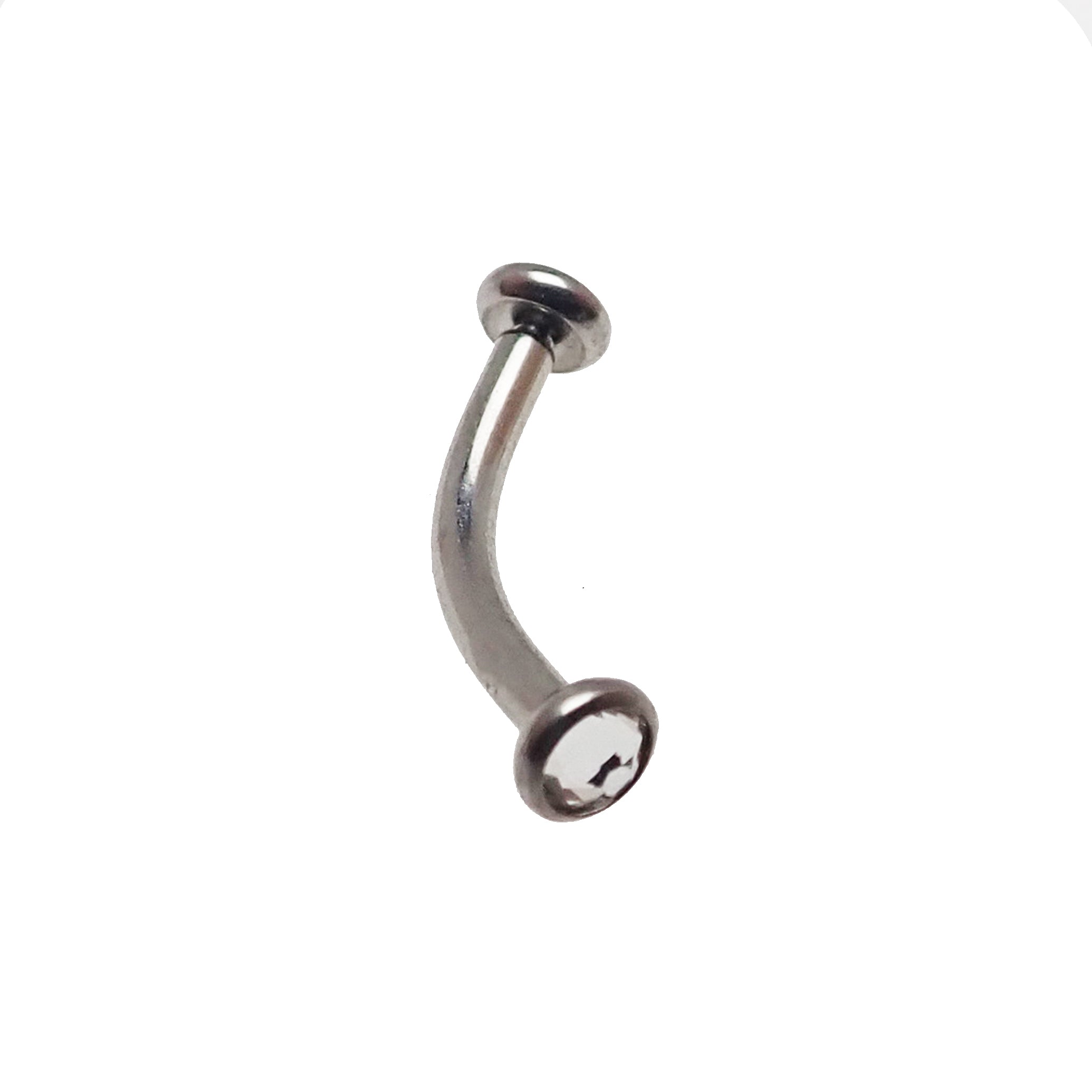 Swarovski 3mm Crystals Curved Bar 16g