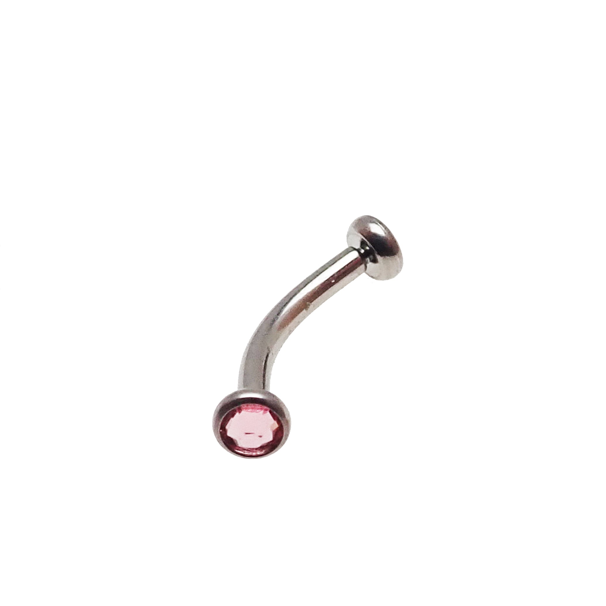 Swarovski 3mm Crystals Curved Bar 16g