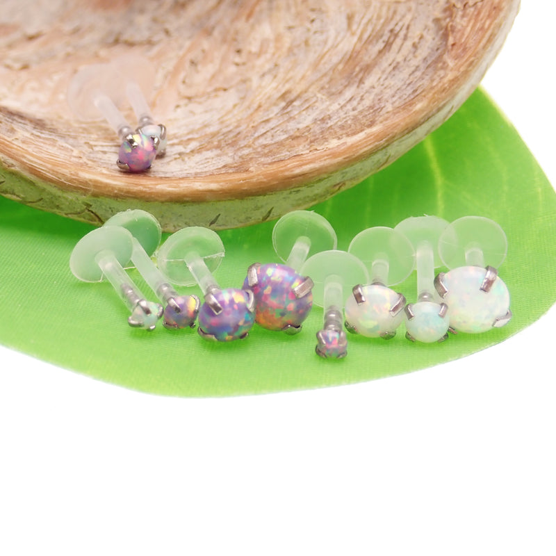 White / Multi Lavender Individual Bio-Flex Stems 16g